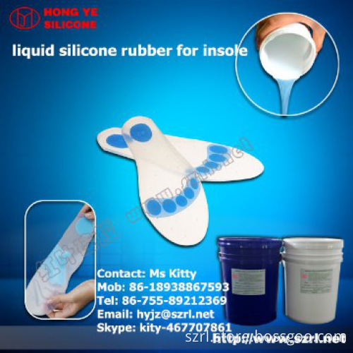 liquid silicone rubber for insole making with yellowish